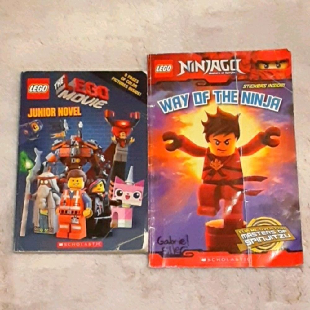Lego Paperback Book Bundle of 2